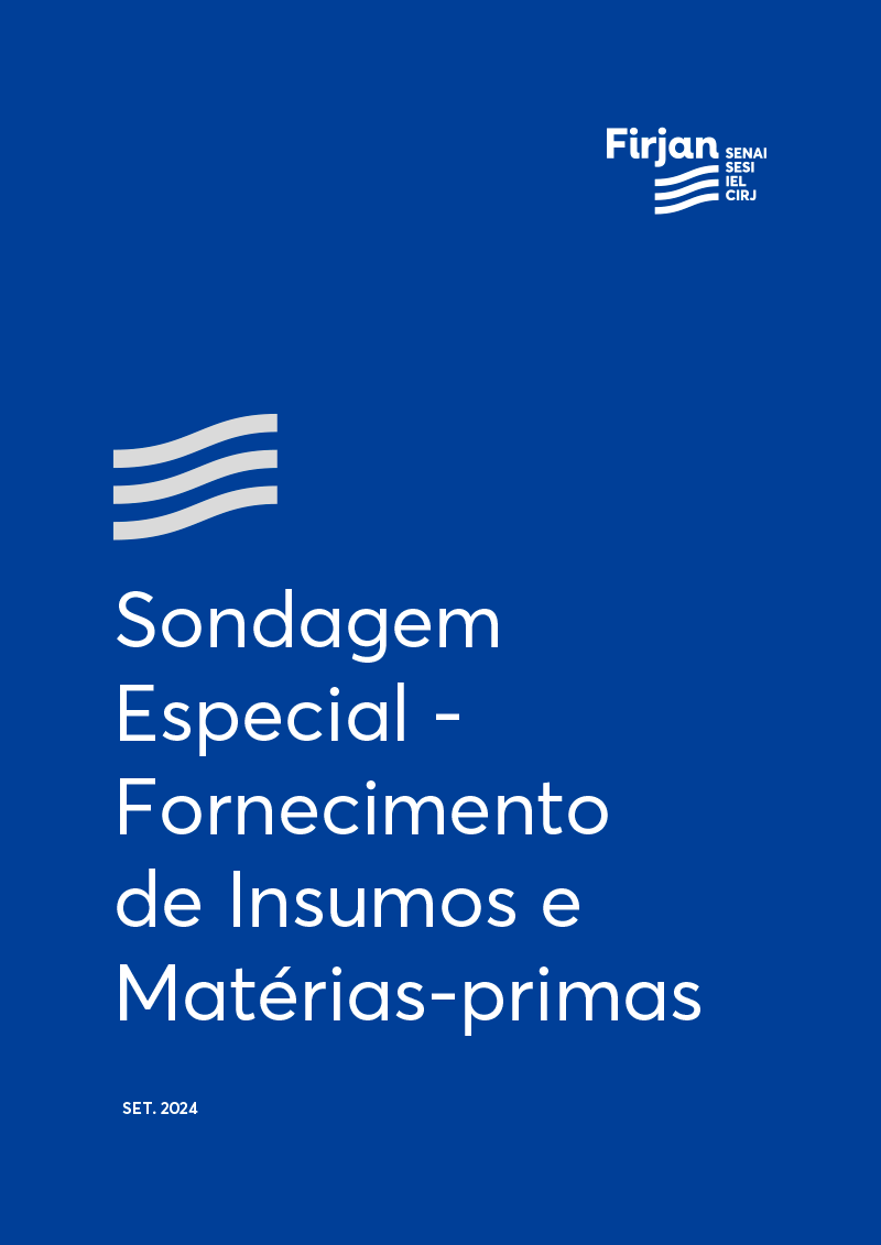 Sondagem Especial - Fornecimento de Insumos e Matérias-primas